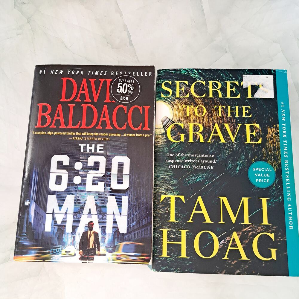 Paperback Mystery Fiction Book Bundle